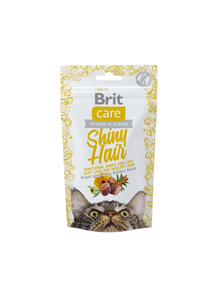 animalhouse-Brit Care Cat Snack Shiny Hair 50g