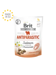 Brit Care Dog Functional Snack Antiparasitaire Saumon 150g