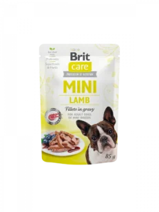 Brit Care Mini Adult Lamb Fillets In Gravy 85g